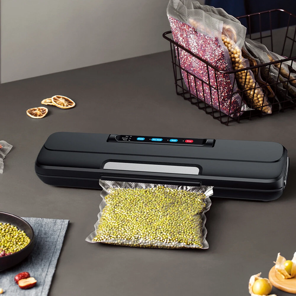 Automatic Touch Control Sealing Machine Vacuum Sealer Fully Automatic Touch Button Sealing Machine Dry And Wet Dual Purpose Vacuum Sealing Machine — view 5