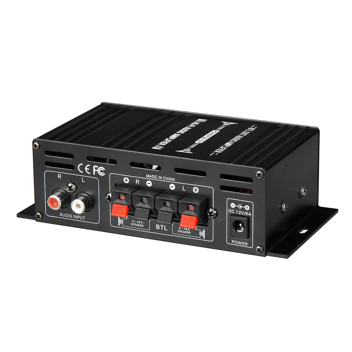 AUTSOME 12V  40Wx2 Power Amplifier 2.0 Channel  90DB Car Small Power Amplifier — view 7