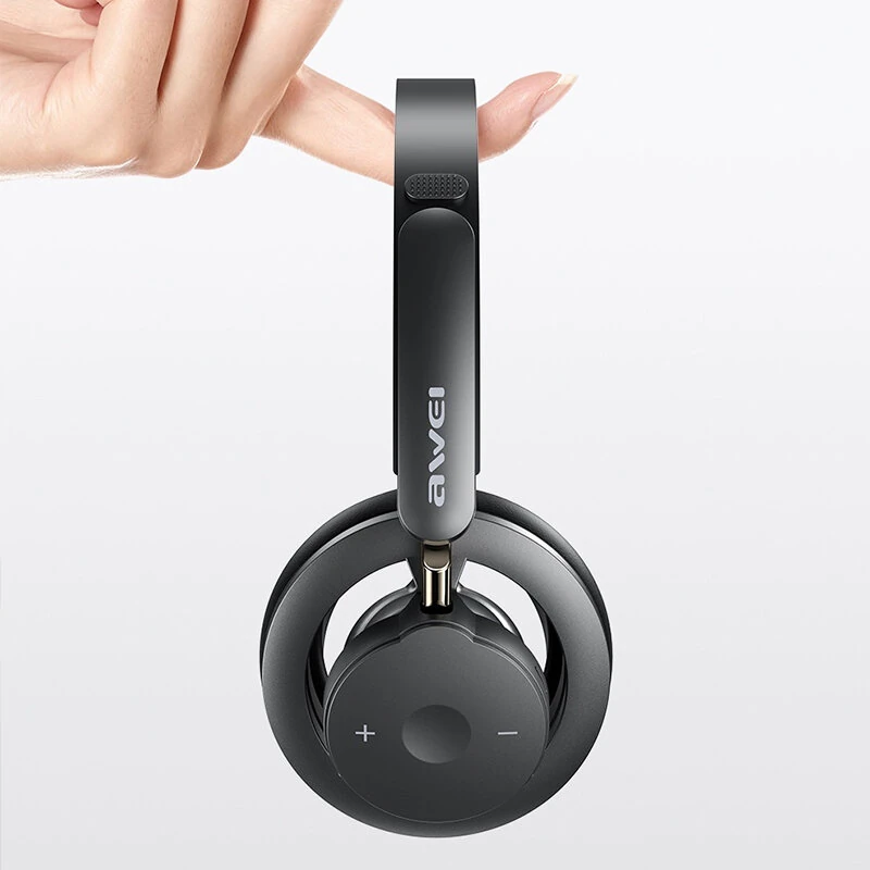 AWEI AT33 Gaming Headset Wireless bluetooth 6.0 Headphone 40mm Large Unit Deep Bass 40H Playback Ergonomics Lightweight E-sports Headphones with Mic — view 4