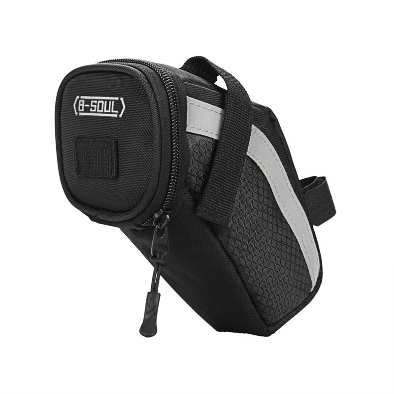 B-Soul Bicycle Bag Road Mountain Bike Saddle Bag Ultralight Bicycle Seat Tube Bag Large Space Bike Tail Bags — view 4