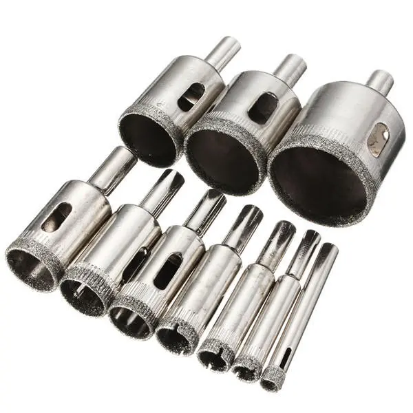 Baban 10pcs 6-32mm Diamond Hole Saw Drill Bit for Glass Ceramic Marble — view 5