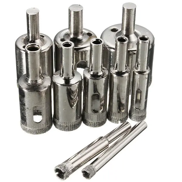 Baban 10pcs 6-32mm Diamond Hole Saw Drill Bit for Glass Ceramic Marble — view 6