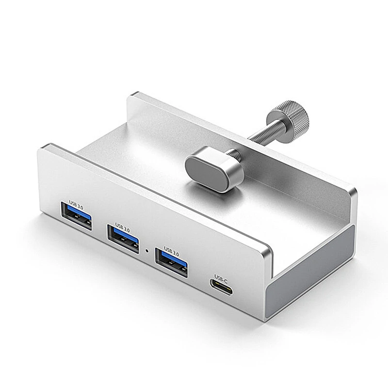 Bakeey 4 in 1 USB3.0 Hub with Power Supply USB Adapter USB3.0*3 USB-C Splitter Multiple Extend Dock for PC Computer Monitor — view 3