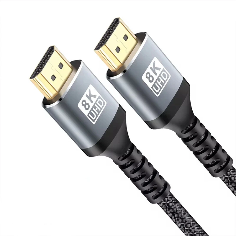 Bakeey 8K/60Hz 4K/120Hz HD2.1 Cable 48Gbps High Speed Audio Video Connector Cable HD-compatible 8K 4K Ultra HD Line 1M/2M/3M Long for Xbox PS5 TV Projector — view 3