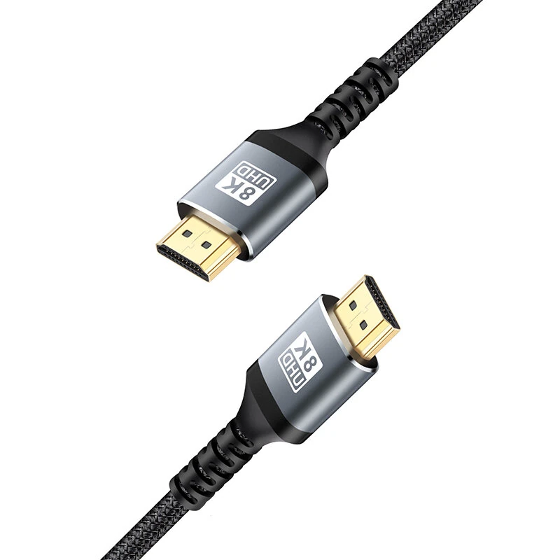 Bakeey 8K/60Hz 4K/120Hz HD2.1 Cable 48Gbps High Speed Audio Video Connector Cable HD-compatible 8K 4K Ultra HD Line 1M/2M/3M Long for Xbox PS5 TV Projector — view 4