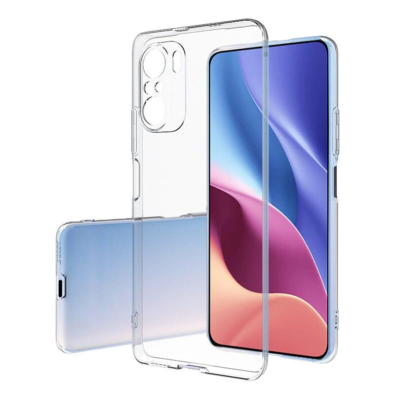 Bakeey for POCO F3 Global Version Protective Case Crystal Transparent Shockproof Non-Yellow with Lens Protection Hard PC Back Cover — view 2