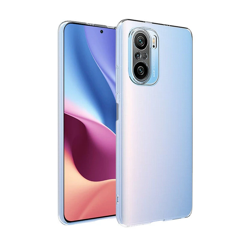Bakeey for POCO F3 Global Version Protective Case Crystal Transparent Shockproof Non-Yellow with Lens Protection Hard PC Back Cover — view 3