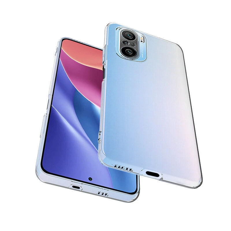 Bakeey for POCO F3 Global Version Protective Case Crystal Transparent Shockproof Non-Yellow with Lens Protection Hard PC Back Cover — view 5