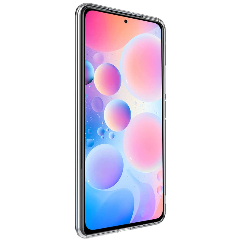 Bakeey for POCO F3 Global Version Protective Case Crystal Transparent Shockproof Non-Yellow with Lens Protection Hard PC Back Cover — view 7