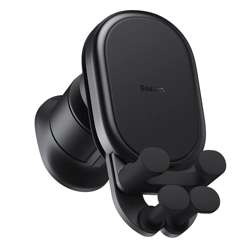 Baseus 15W Air Outlet Wireless Car Charger Phone Holder Stable Gravitational Mount 360° Rotation Auto Fastening — Baseus