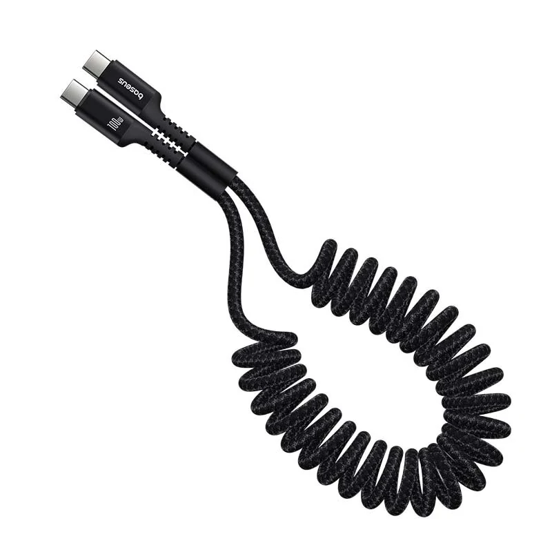 Baseus 1M USB-C to USB-C Cable 100W High Power Delivery Car Fast Charging Data Cable for Charging Phones Tablets And Laptops — view 2