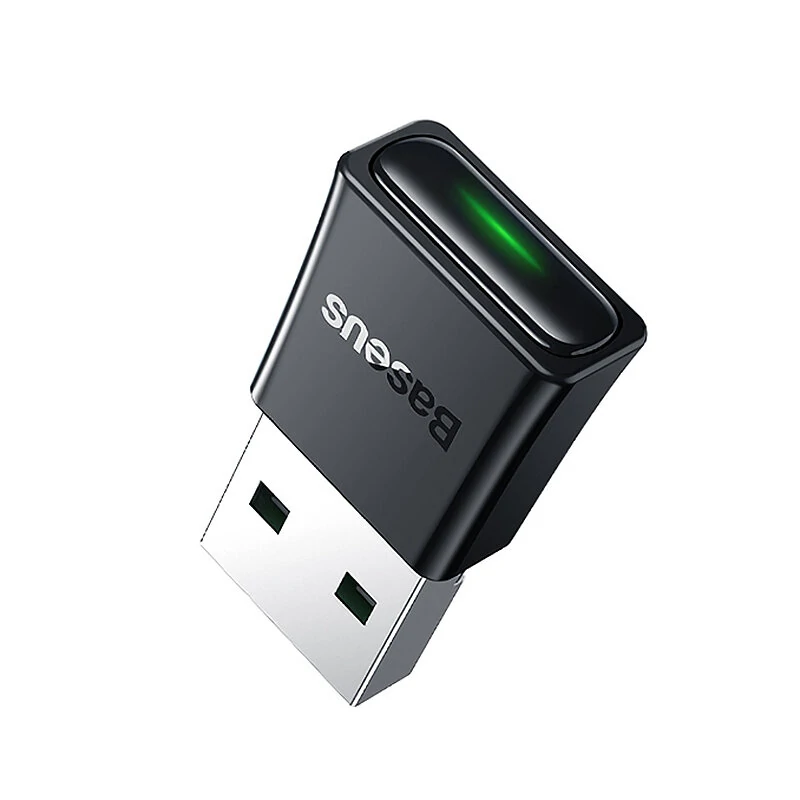 baseus BA07 USB bluetooth 5.3 Dongle Wireless Transmitter Adapter for PC Laptop Earphone Speaker Printer Keyboard Gamepad — Pricio