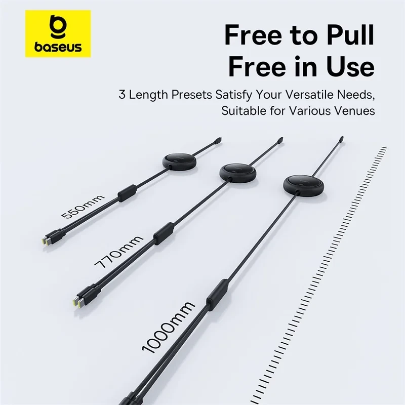 Baseus Bright Mirror Series 100W Type-C to C+C Cable Fast Charging Data Transmission Copper Core Line 1M Long for iPhone 16 Pro 15 15 Pro Max for Huawei Mate XT for Xiaomi MIX Fold4 for Samsung Galaxy Z Flip6 — view 5