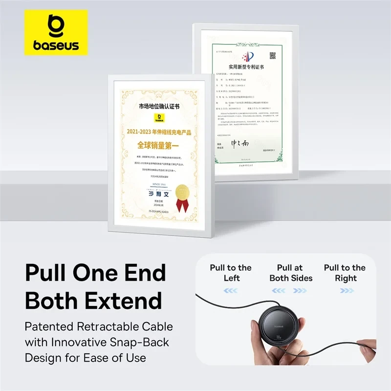 Baseus Bright Mirror Series 100W Type-C to C+C Cable Fast Charging Data Transmission Copper Core Line 1M Long for iPhone 16 Pro 15 15 Pro Max for Huawei Mate XT for Xiaomi MIX Fold4 for Samsung Galaxy Z Flip6 — view 6