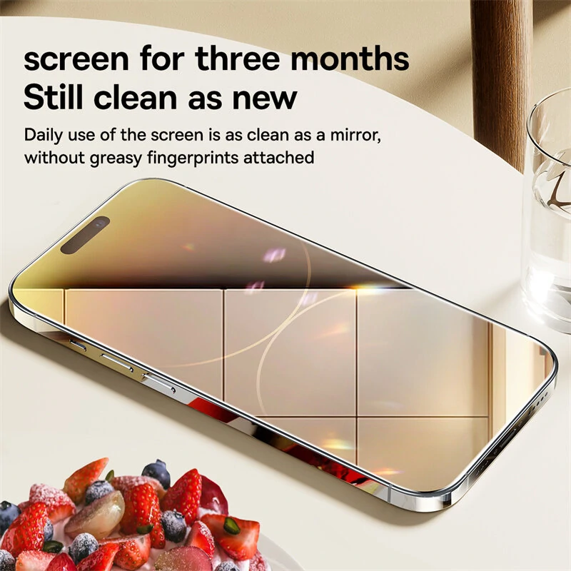 Baseus Corning Series Full-Coverage HD Tempered Glass Screen Protector for iPhone 15 15Plus 15Pro 15 Pro Max — view 6