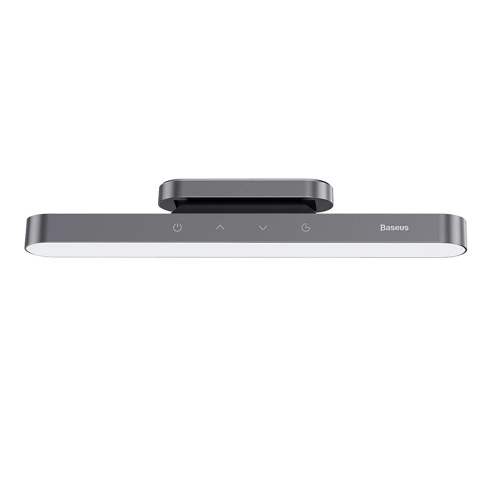 Baseus Magnetic Stepless Dimming Charging Desk Lamp Adjustable Angles One-Touch Control Punch-Free Installation Space Gray — view 3