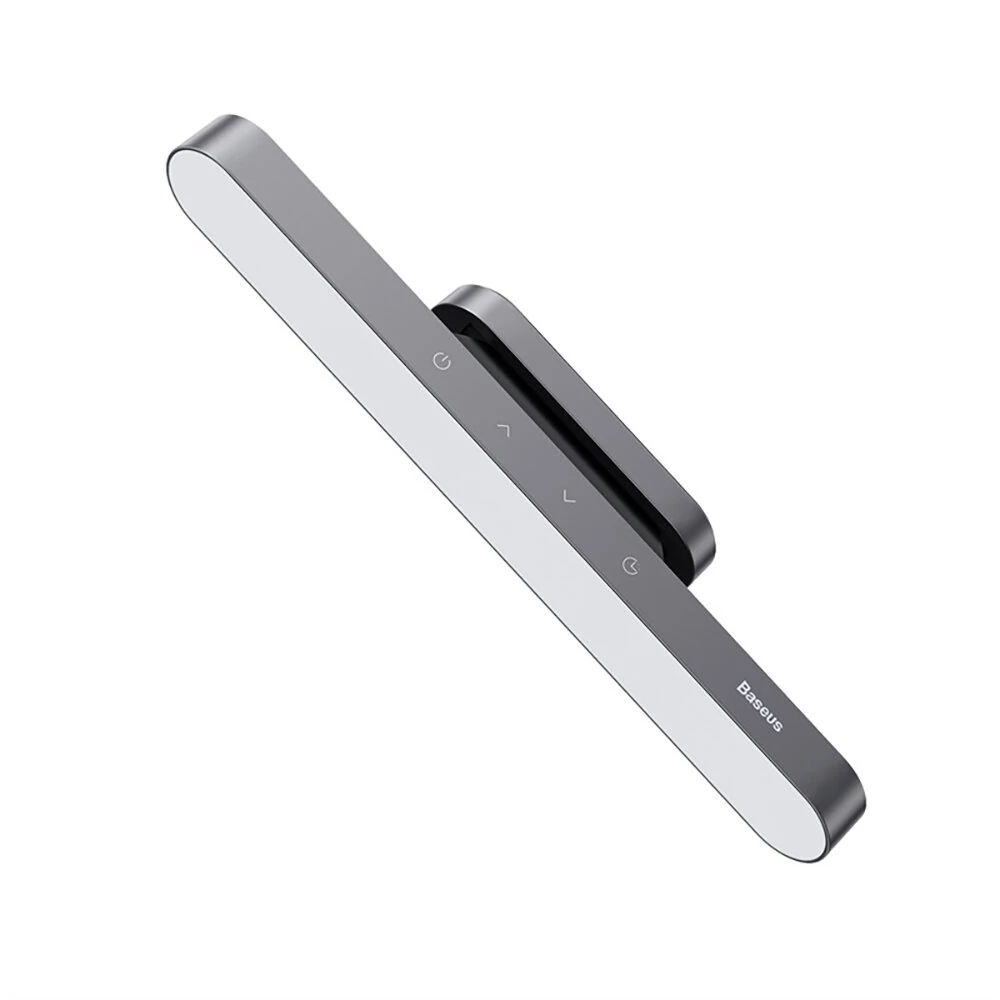 Baseus Magnetic Stepless Dimming Charging Desk Lamp Adjustable Angles One-Touch Control Punch-Free Installation Space Gray — view 5