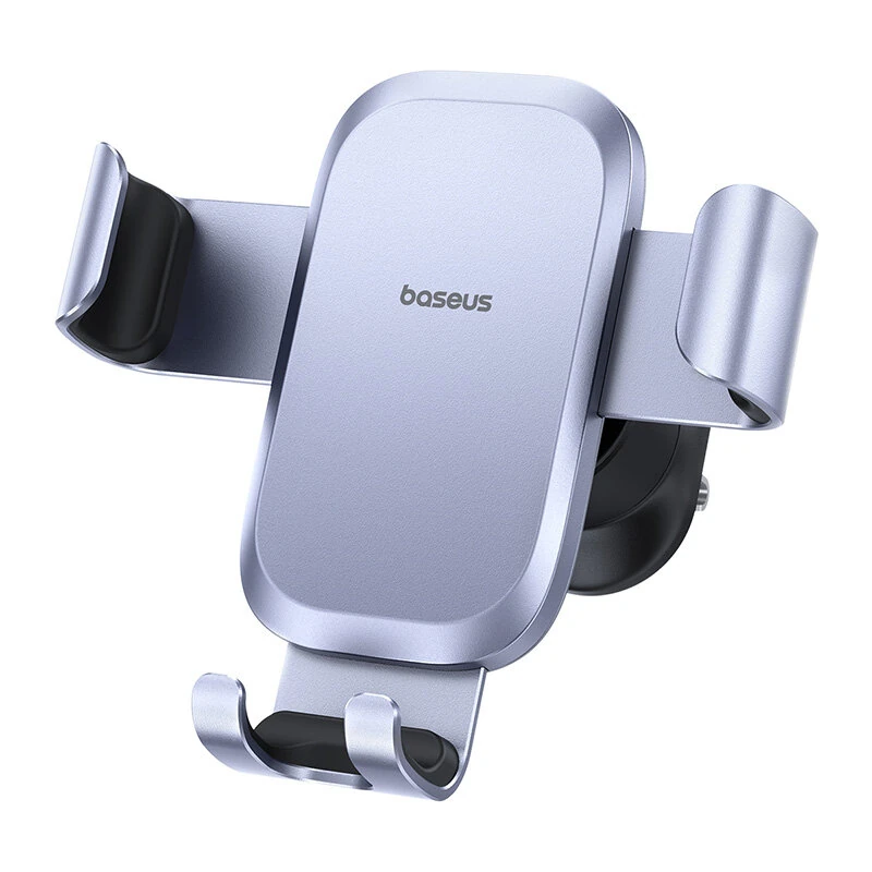 Baseus Metal Era Go Gravity Car Phone Holder Air Vent Mount Bracket with Hook 360° Rotary Universal for 4.7-7.2inch Mobile Phone — view 2