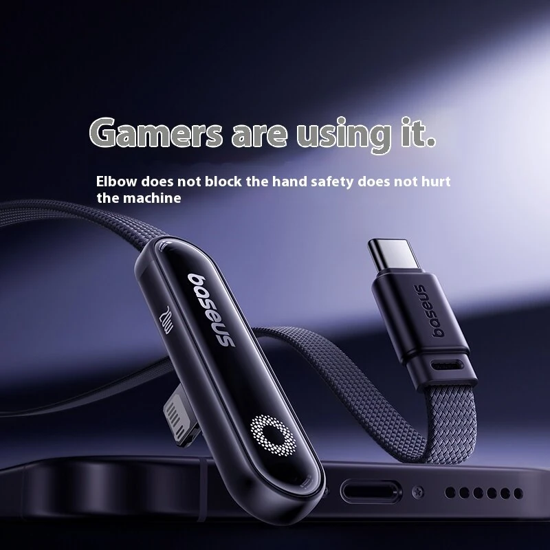 Baseus MVP Series 3 20W Type-C to iP Cable Fast Charging Data Transmission Copper Core Line 1M/2M Long for iPhone 14 14 Pro 13 12 Pro Max — view 3