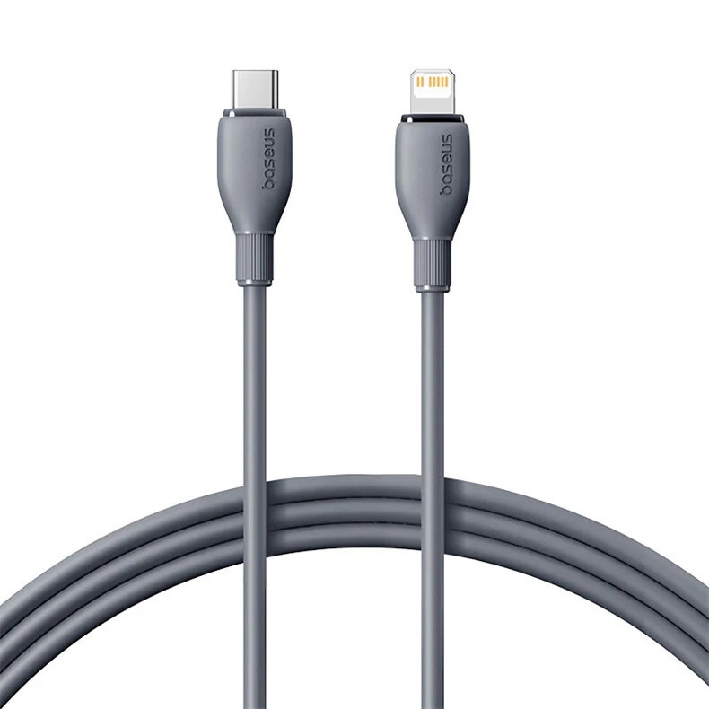 Baseus Ultra-Fast Series PD20W Type-C to iP Cable PD Fast Charging Data Transmission Reinforced Copper Core Line 1M Long for iPhone 6-14 Series — Baseus