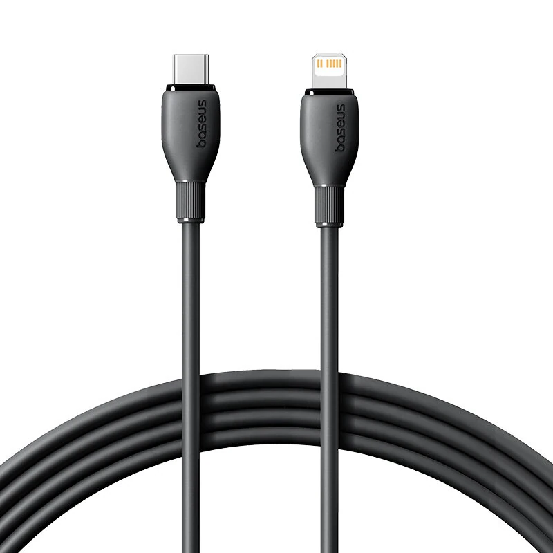 Baseus Ultra-speed Series PD27W Type-C to iP Cable Fast Charging Data Transmission Tinned Copper Core Line 1M/2M Long for iPhone 14 14 Pro 13 12 11 Pro Max