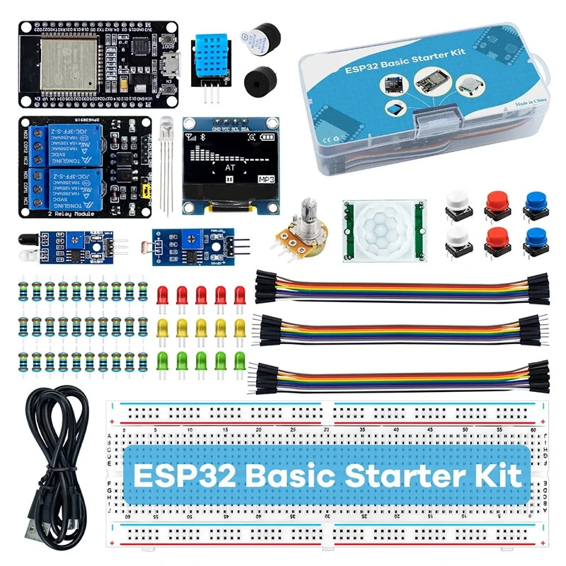 Basic Starter Kit for ESP32 ESP-32S WIFI IOT Development Board — view 2