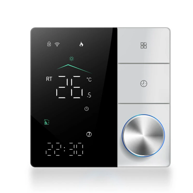BECA Wireless Matter Smart Thermostat Temperature Controller Wall-mounted 5A/16A Water Gas Boiler Heating Voice Control with Alexa Google Assistant — image 1