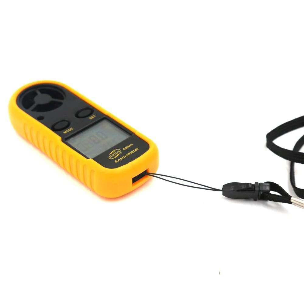 BENETECH GM816 Digital Anemometer Wind Speed Mini Air Airflow Temperature with LCD Backlight Wind Speed Meter — view 7