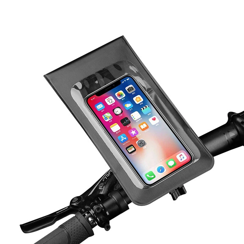 BENGGOU Waterproof Bicycle Phone Mount 360° Rotation Touch Screen Handlebar Phone Holder for MTB Bike Road Bike Cycling — view 3