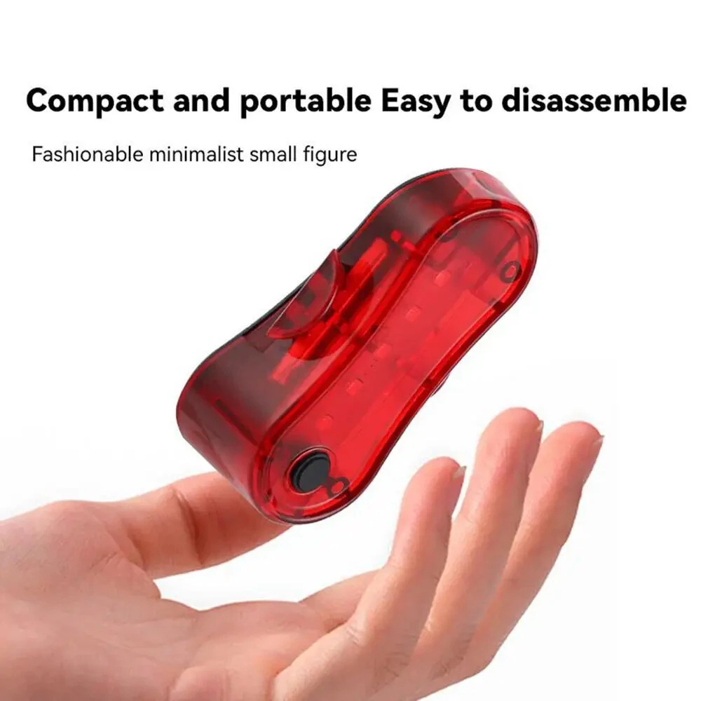 BENGGUO High Brightness Mini Bicycle Taillight 150mAH USB Charging Waterproof 3 Modes Bike Rear Light for Night Riding Safety Warning — view 7