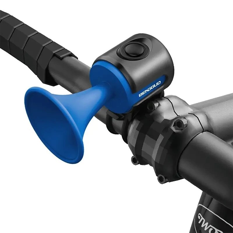 Bike Electronic Loud Horn Bicycle 120 db Warning Safety Electric Bell Bike Siren Bicycle Handlebar Alarm Ring Bike Accessories — view 4