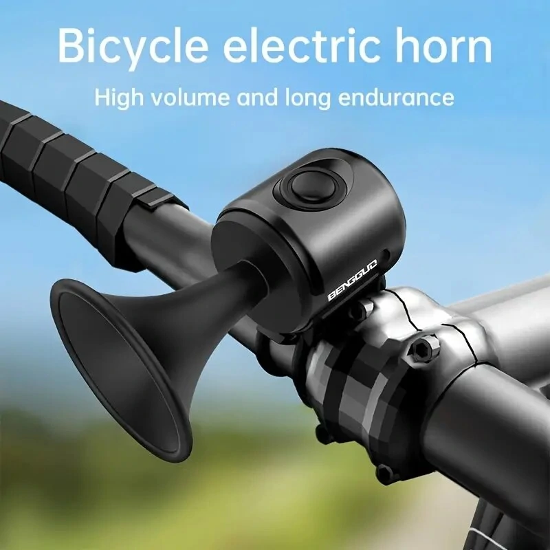 Bike Electronic Loud Horn Bicycle 120 db Warning Safety Electric Bell Bike Siren Bicycle Handlebar Alarm Ring Bike Accessories — view 5