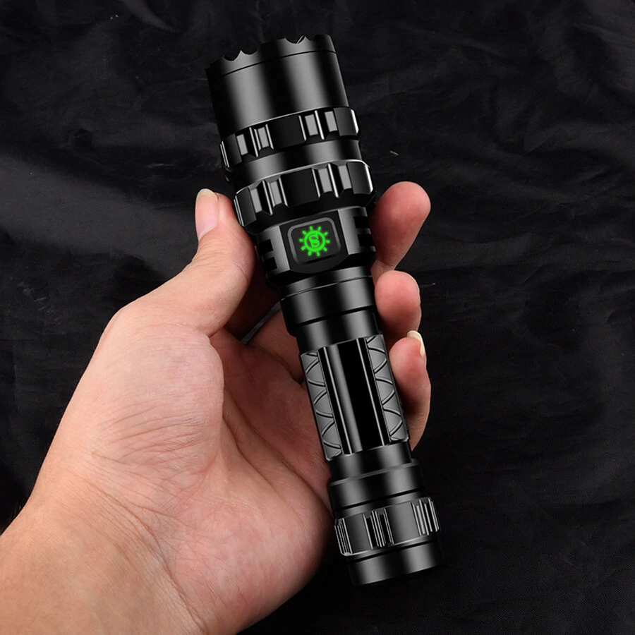 BIKIGHT 1102 L2 5Modes 1600 Lumens USB Rechargeable Camping Hunting LED Flashlight 18650 — view 4