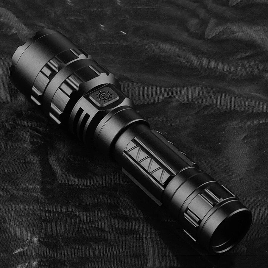 BIKIGHT 1102 L2 5Modes 1600 Lumens USB Rechargeable Camping Hunting LED Flashlight 18650 — view 5