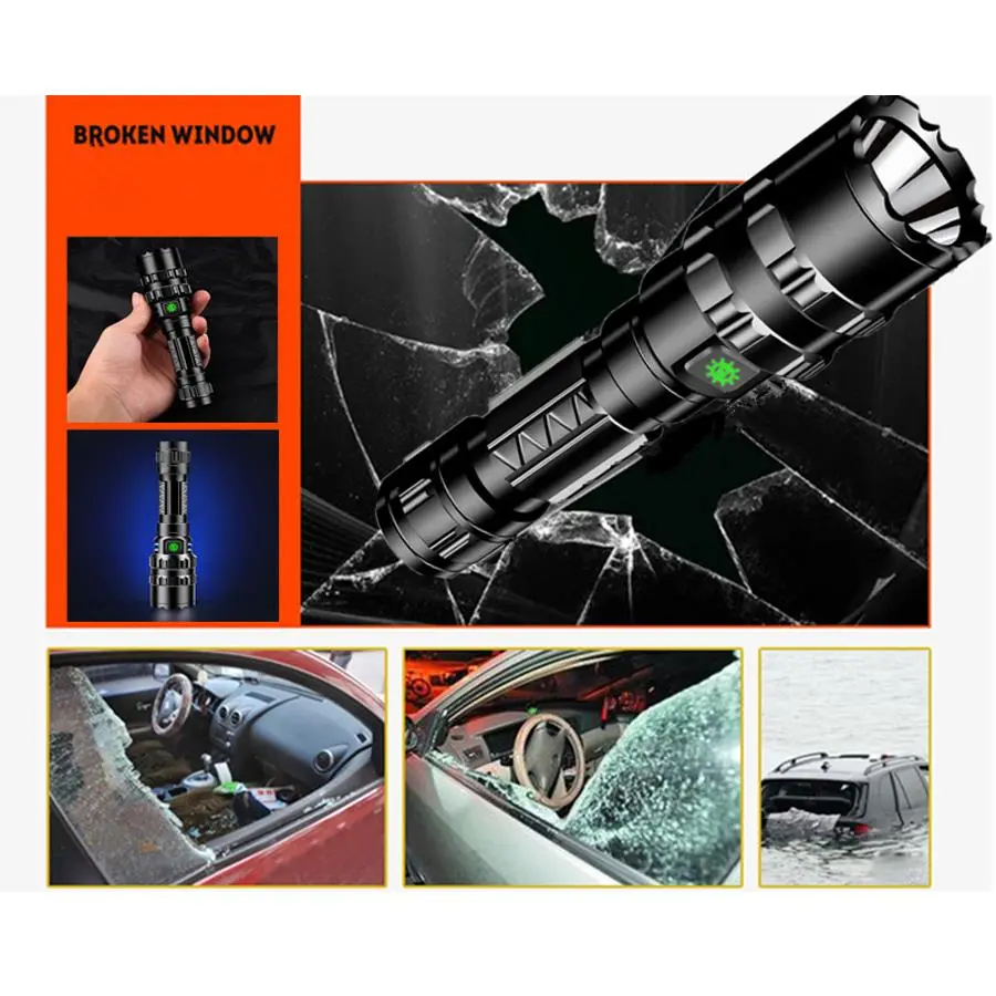 BIKIGHT 1102 L2 5Modes 1600 Lumens USB Rechargeable Camping Hunting LED Flashlight 18650 — view 8