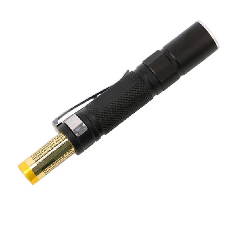Bikight E522 XPE Ultra Bright Zoombale LED AAA Flashlight MINI Torch Waterproof Pocket Light Pen Light Powerful EDC Keychain Flashlight — view 5