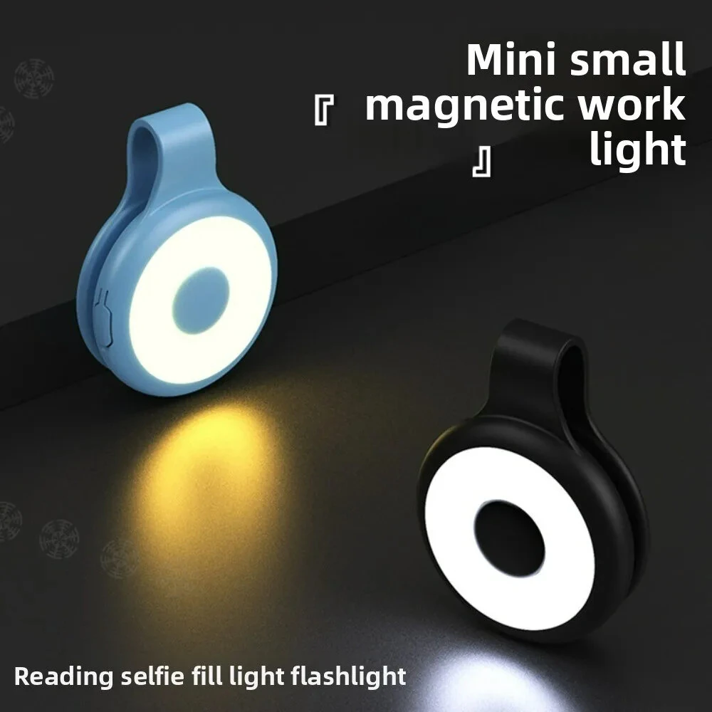BIKIGHT L03 Magnetic LED Fill Light with 5 Light Modes Type-C Rechargeable Phone Camera Ring Light Portable Clip-On Selfie Video Lighting — view 5