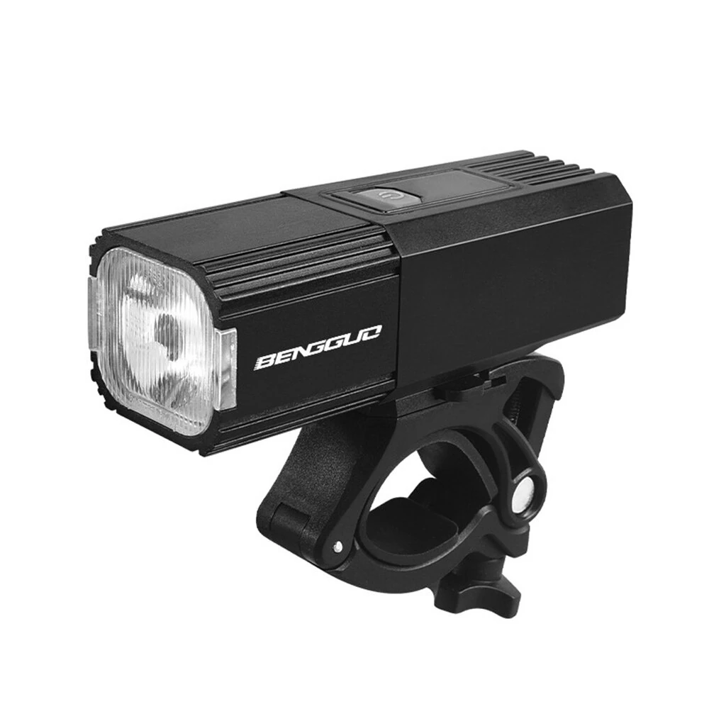 BIKIGHT LED High Brightness Long-range Bicycle Headlight IPX4 Waterproof USB Charging 3 Light Modes Bike Front Light for MTB Night Riding Safety — BIKIGHT