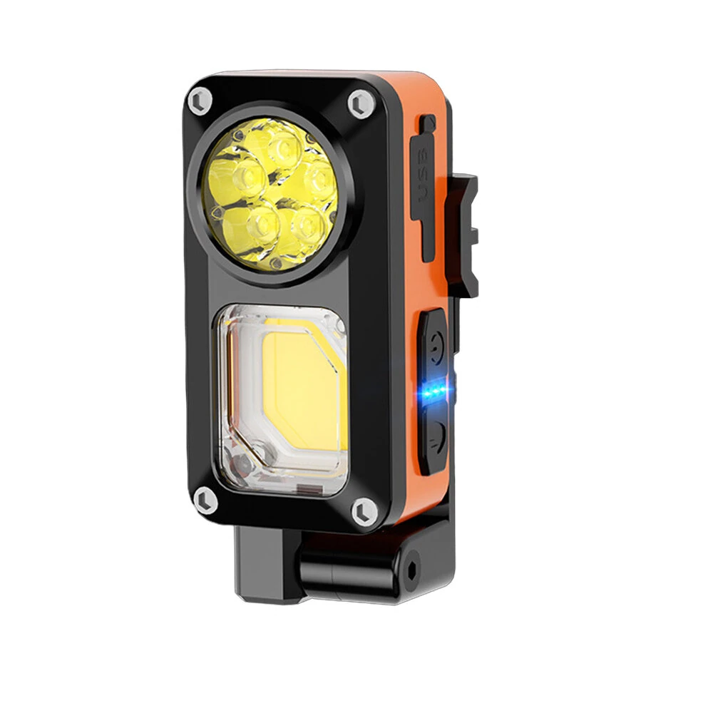 BIKIGHT LED Smart Sensor Headlamp Multi-Angle Adjustment Type-C Rechargeable 18650 Torch Built-in Battery 7-Modes Powerful Headlight Camping Fishing Light