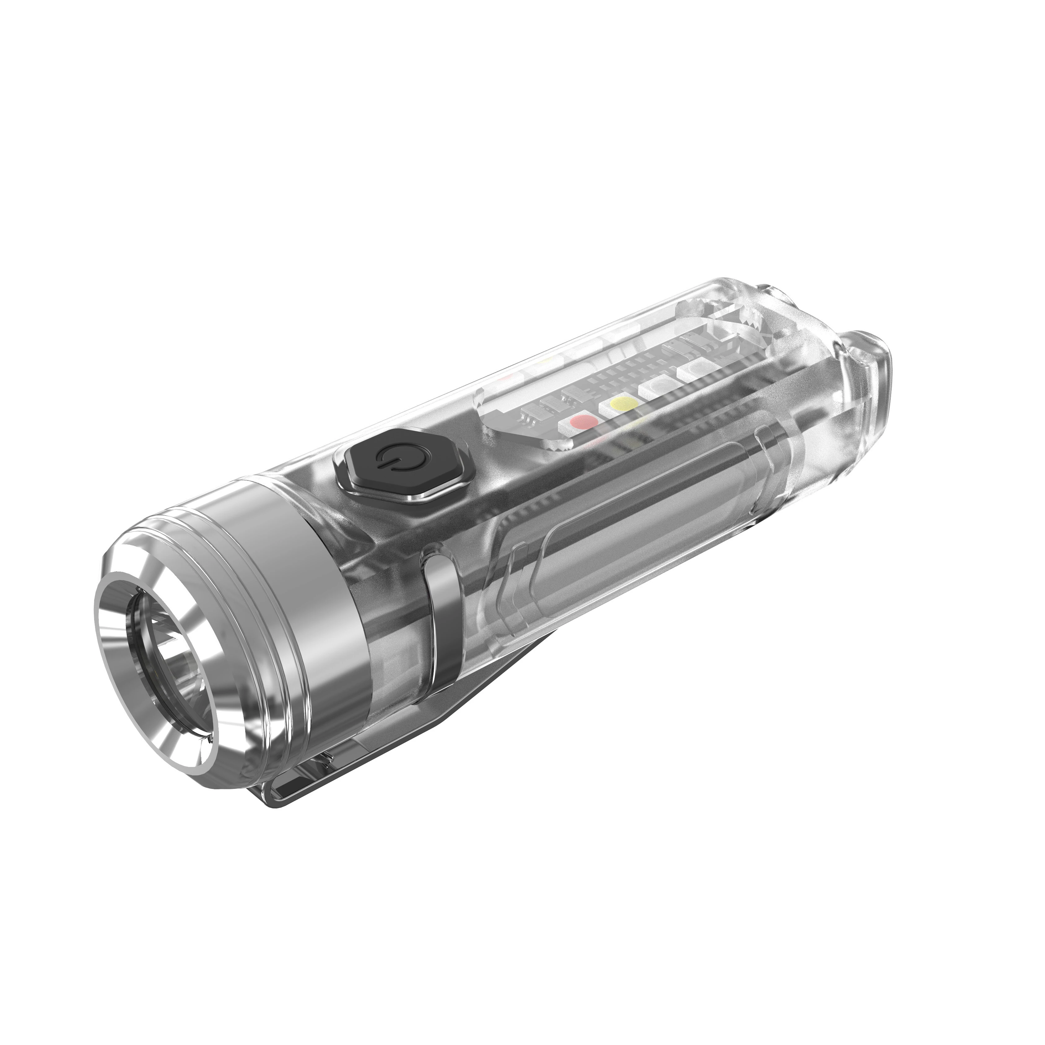 BIKIGHT Mini Keychain Flashlight LED TYPE-C Fast Charging Multi-function IP65 Waterproof Fluorescent Magnetic Camping Flashlight — view 6