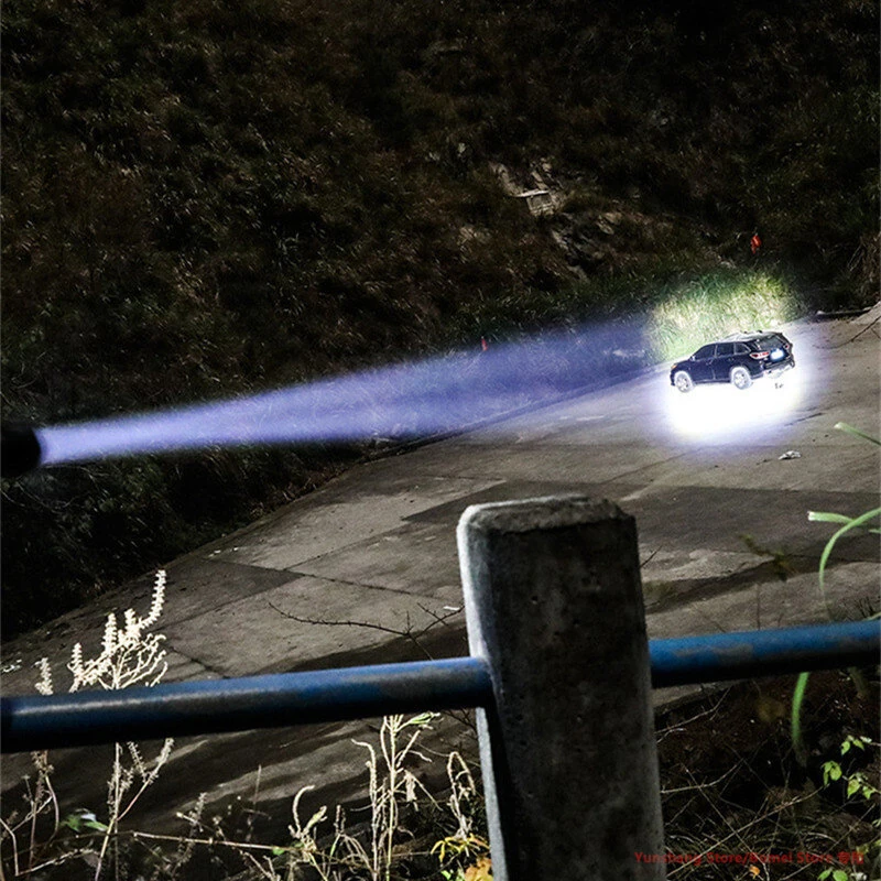 BIKIGHT Powerful XHP60 Flashlight Super Bright Portable Torch USB Rechargeable Outdoor Camping Tactical Zoomable Flash Light — view 8