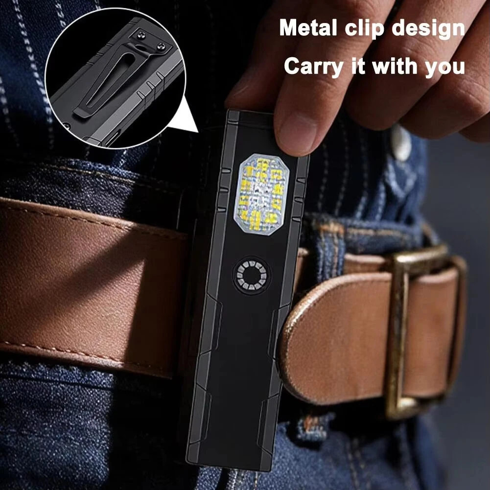 Bikight S058 LED Work Light 2W USB Rechargeable Magnetic 360mAh Waterproof COB Flashlight Portable Camping Light — view 7