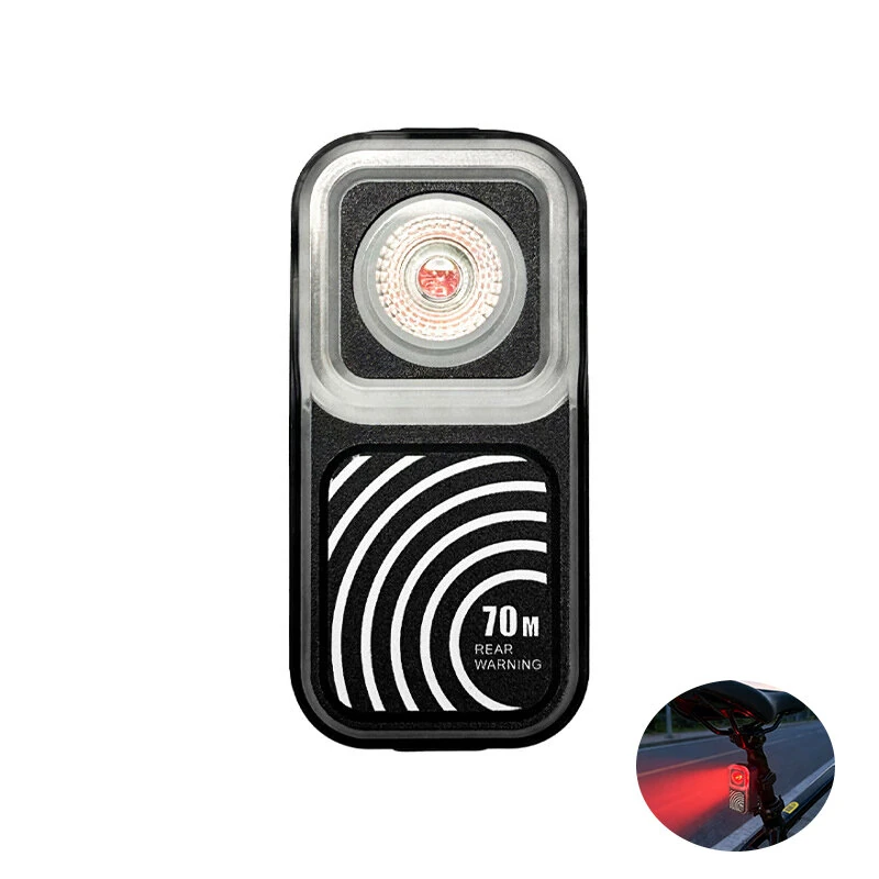 BIKIGHT Smart Monitoring Warning Bicycle Taillight High Lumen Waterproof Bike Sensor Rear Light for MTB Road Cycling Safety — view 11