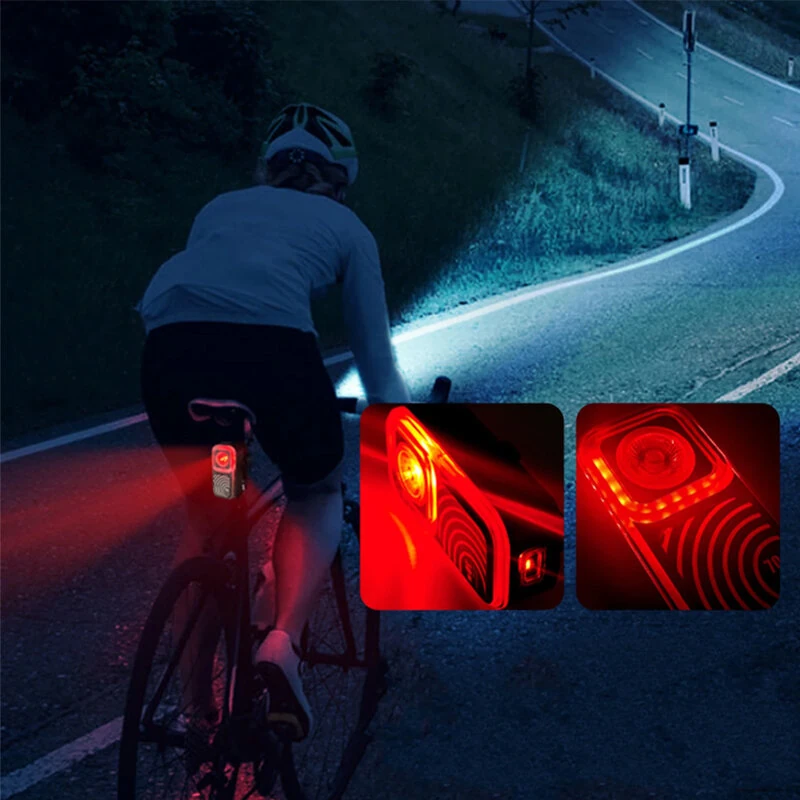 BIKIGHT Smart Monitoring Warning Bicycle Taillight High Lumen Waterproof Bike Sensor Rear Light for MTB Road Cycling Safety — view 7