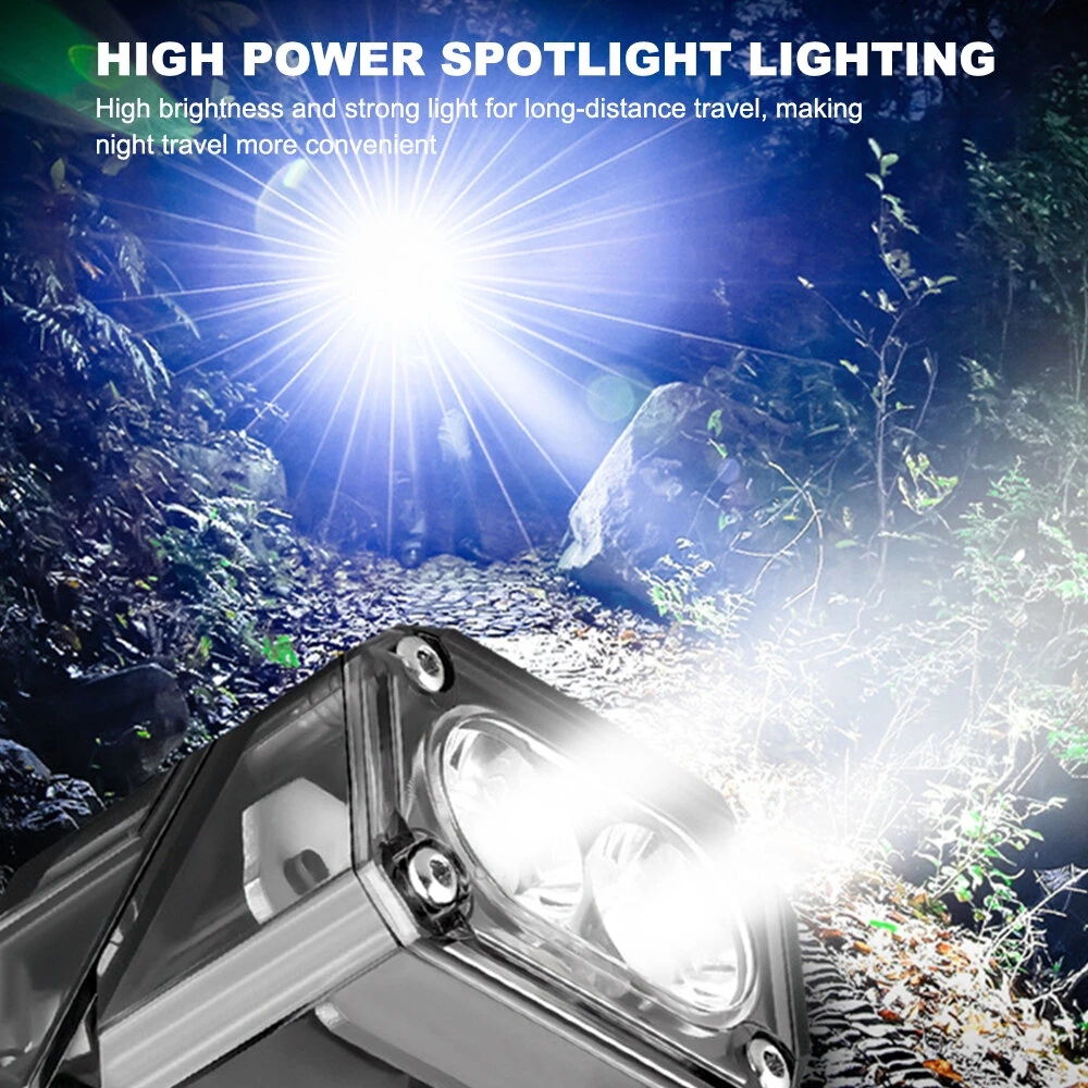Bikight SR06 Smart Sensor 700LM Bright Headlamp Multi-purpose 180° Rotatable LED EDC Clip Flashlight, Red Blue Light, Magnetic Work Lamp, Type-C USB Rechargeable 1200Mah Head Torch for Outdoor Cycling Adventure Fishing — view 4