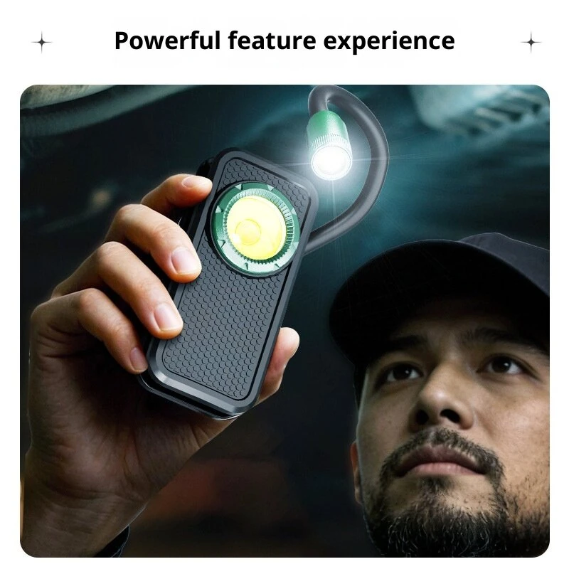 Bikight W12 Magnetic Flexible Tube Work Light with Intelligent Digital Display COB LED 800LM 1500mAh Type-C Rechargeable Gooseneck Clip Magnet Work Light for Camping Repair — view 4