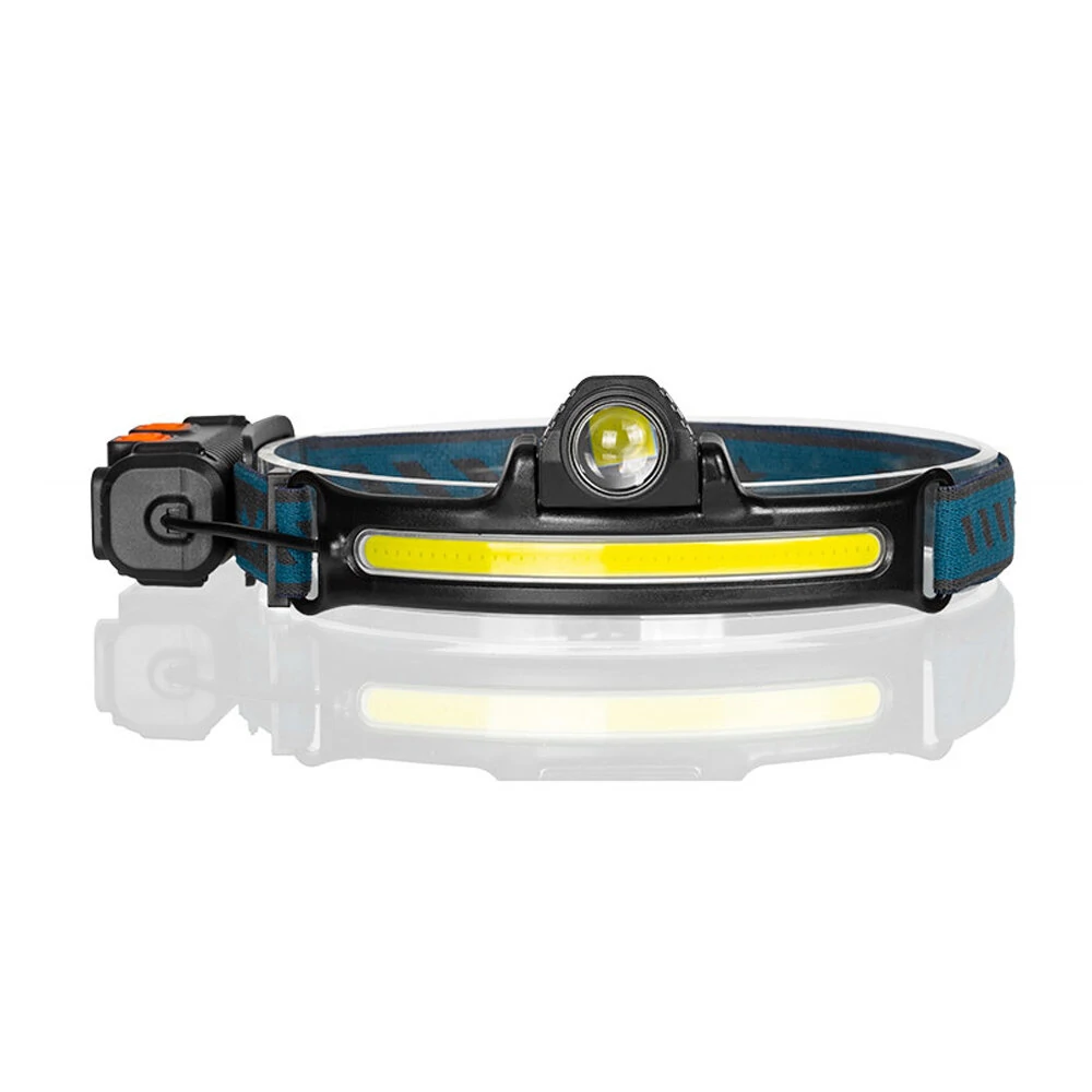 Bikight W678 Smart Sensor Headlight XPG+COB 6 Modes Type-C Charging 2000mAh Battery Flashlight Head Torch — view 4