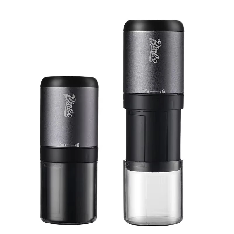 Bincoo Portable Electric Coffee Grinder Wireless USB Chargeable Professional Stainless Steel Burr Grinder Milling Machine — view 2