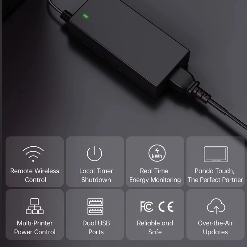 BIQU Panda Branch Plus Power Management Multi-Device Power Extended Connections Smart Control for Bambu Lab A1 P1 X1 3D Printer — view 5