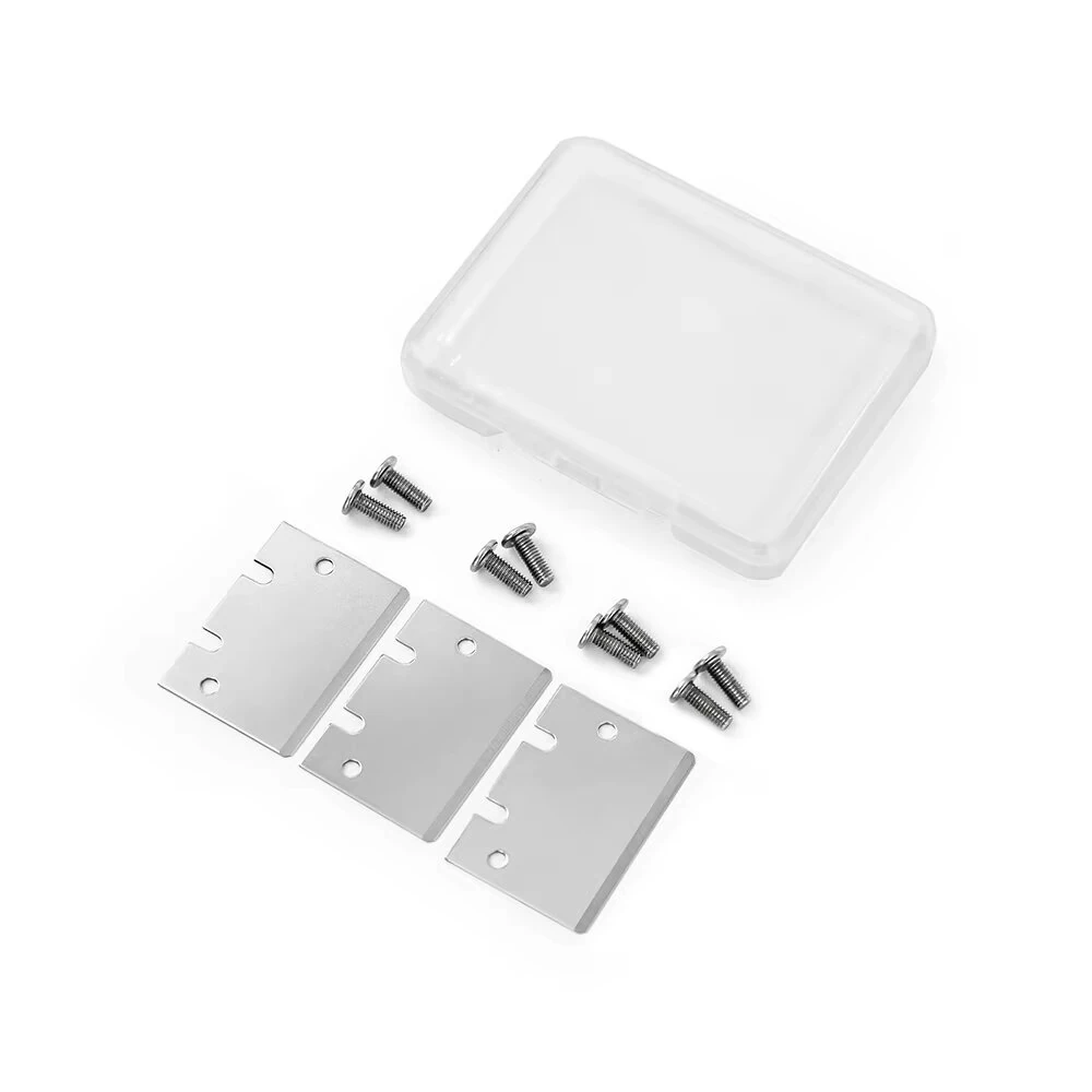 BIQU Panda Edge FDM 3D Printer Scraper All Metal CNC Machined SK5 Blade Cleaning Tool Shovel With three Blades for Bambu Lab Creality Voron — view 5